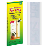 Mosqueda window traps applied to a window for quick fly control