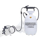 Mosquito Sniper System Mist-PRO+ backpack setup for backyard fogging.