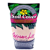 Mosser Lee ML1111 white sand soil cover in a 5 lb bag atop a decorative pot.