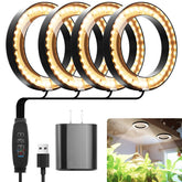 Mosthink ceiling grow light front view shows full spectrum for indoor plants