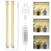 Mosthink grow light strip full spectrum setup provides even indoor illumination