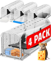 Motel Mouse humane trap kit with four reusable traps for safe catch and release.