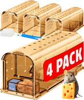 Motel Mouse trap interior view with a spacious humane catch area for safe live capture.