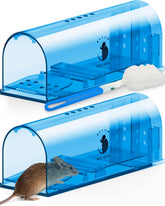 Motel Mouse live-trap front view highlighting humane design for stress-free release.