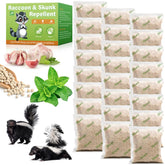 Motrapso skunk pouch in outdoor use deters wildlife around the yard.