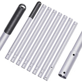 Mowend 10.5 ft aluminum pool pole extended for deep cleaning reach