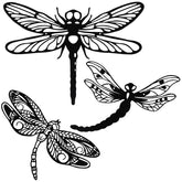 Moxweyeni dragonfly wall decor 7.9x6 inches enhances indoor living rooms with natural charm.