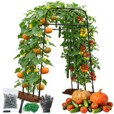 MQHUAYU garden arch trellis at 83 inches height supports vertical growth
