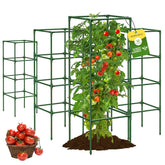 MQHUAYU tomato cage assembled for sturdy garden support.