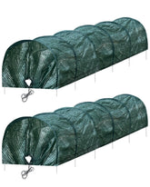 MQJIAZHI 2-pack garden tunnel shade net cover protecting vegetables from sun.