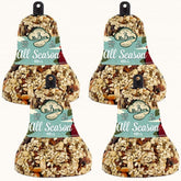 Mr. Bird All Season Fruit and Nut Seed Bell 14oz attracts birds year-round.