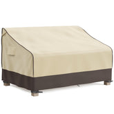 MR. COVER outdoor couch cover front view fitting a 60w sofa for secure protection.