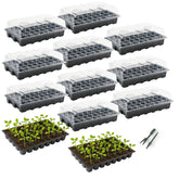 Mr. Pen seed starter tray kit with 40-cell trays and domes supports organized seed starting.