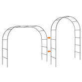 Mr.Ton garden arch arbor 6-8ft wide for versatile outdoor entryways