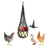 Mrayaki chicken vegetable net bag hanging feeder in coop for easy fresh snacks