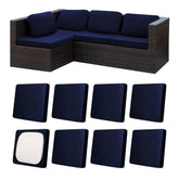 MRGSDL navy blue patio cushion covers protect outdoor furniture with stretch