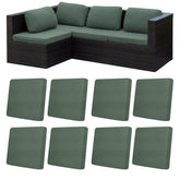 MRGSDL matcha green outdoor cushion cover for 8pcs enhances patio seating with a secure stretch fit.