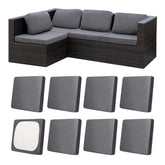 MRGSDL grey patio cushion cover with stretch fit for 20–27 inch cushions