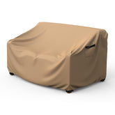 Mrrihand heavy-duty patio sofa cover front view showing protective waterproof exterior