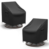 Mrrihand patio chair cover with buckle straps secures wind and rain