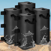 Mrsenloi water weight bags 4-pack provide stable gazebo anchoring for windy days