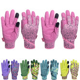 MSUPSAV pink back garden glove provides breathable comfort for long tasks.