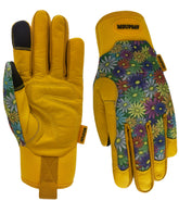 MSUPSAV gardening gloves with stretch back panel for flexible, breathable gardening sessions.
