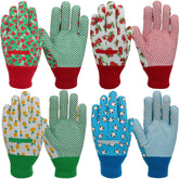 MSUPSAV Kids Garden Gloves with flexible back panel for nimble gardening tasks