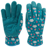 MSUPSAV lake-blue kids garden glove back stretch design for flexible gardening