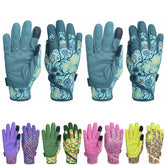MSUPSAV lake-blue gardening gloves for comfortable gardening tasks
