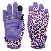 MSUPSAV gardening gloves with spandex back for flexible comfort during planting.
