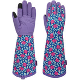 MSUPSAV thorn-proof garden gloves with rose pattern for thorn protection while pruning