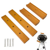 MTGSTOCL Weber handle cherry wood packaging—ready-to-install replacement for a refreshed grill.
