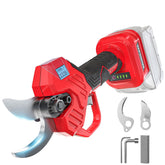 MtiolHig electric pruning shears showing Milwaukee compatibility for garden pruning.
