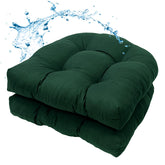 MTMR water-repellent outdoor chair cushions 19x19 2-pack for sunlit patios