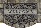 MTOUOCK thick outdoor mat with slip-resistant design for safe entry.