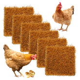 MUYG chicken nesting pad 12x12 top view, reusable bedding for a tidier coop