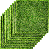 Mudder fairy garden grass 6x6 inch for micro landscapes and dollhouse scenes.
