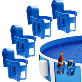Mueisytp pool cup holders pack on round top bars for spill-free drinks
