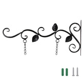 Muka Hanging Sign Bracket front view shows sturdy metal construction for durable wall displays.