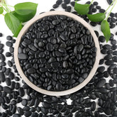 Mulctun 6lb black rocks for planters add refined texture and improved drainage.