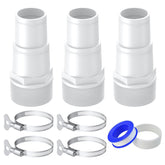 MUSCCCM pool hose adapter universal fit for 1.25-inch and 1.5-inch hoses for secure connections
