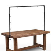 Mutualsign over-table rod stand with clamps provides stable support for table decorations