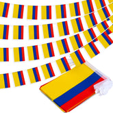 MVPRING Colombia flag banner at 33 feet for vibrant event decoration