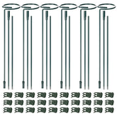 Mwellewm plant stake 12in close-up showing adjustable height for different plants.