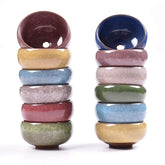 My Decor succulent pot with ice crack glaze in eight colors for stylish indoor gardening.