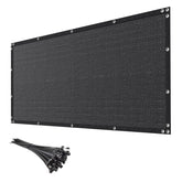Mychoiii privacy screen 5ft x 50ft installed in backyard for privacy and sun protection.