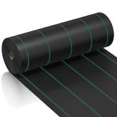 Mychoiii weed barrier roll, 6ft wide, quick coverage for large garden beds.