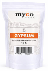 Mycology Basics gypsum powder for mushroom substrate offers clean, sterile handling.