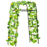 MYMULIKE 7ft garden arch trellis supports climbing vines with elevated airflow